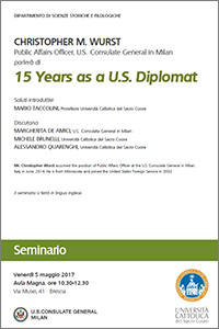 15 Years as a U.S. Diplomat